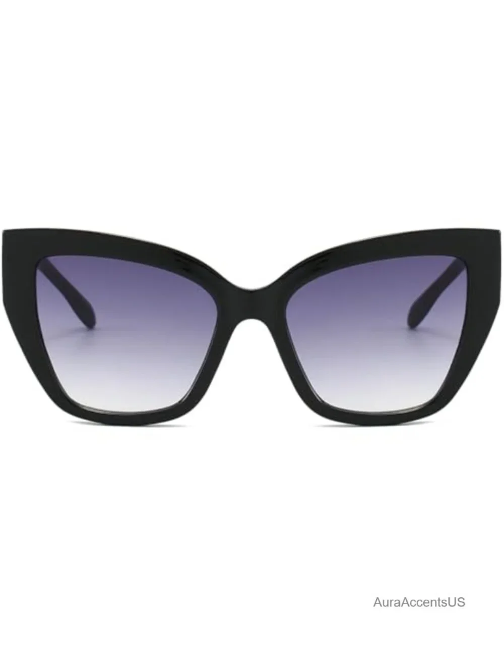 Oversized Cat Eye Sunglasses UV400 Full-Frame Retro Women's Big Shades